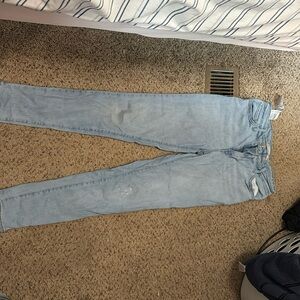 Levi Strauss jeans - light bleach specks on right knee